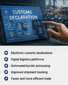 Digitale tollsystemer og elektroniske logistikkplattformer i internasjonal transport