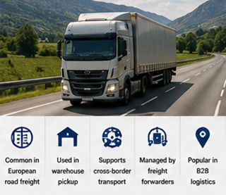 Europeisk veigods og henting fra lager under EXW-logistikkavtaler