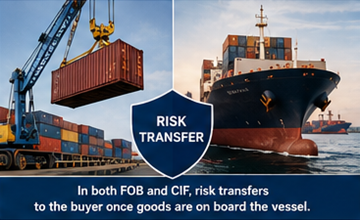 Risikoovergang for last under containerlasting i internasjonal frakt