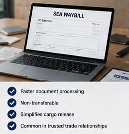Sea Waybill som digital fraktdokumentasjon for sjøtransport